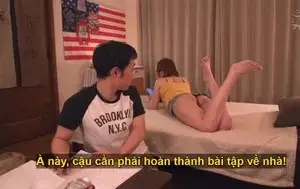 Poster of ở nhà làm bài tập cũng không yên với nhỏ bạn thân chuyên “chăn chuối”