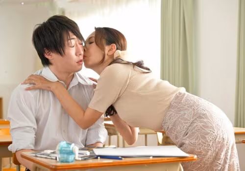 Poster of Mối tình lén lút tuyệt vời của cô giáo trẻ và cậu học trò số hưởng